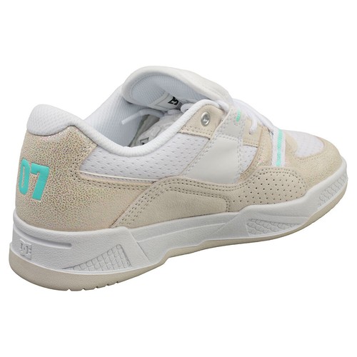 DC Shoes Construct Womens White Skate Trainers - 5 UK - Picture 2 of 8