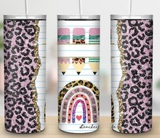 Teacher Appreciation 20oz Skinny Tumbler Custom Gift Insulated Stainless