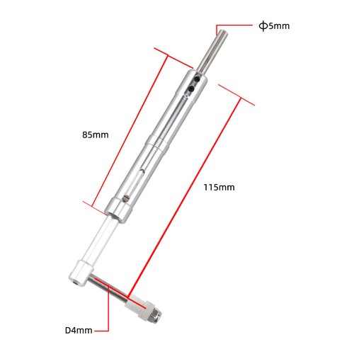 Anti-Vibration Landing Gears For Class 40-60 Airplane ф5xD4mmx115mm - Picture 7 of 11
