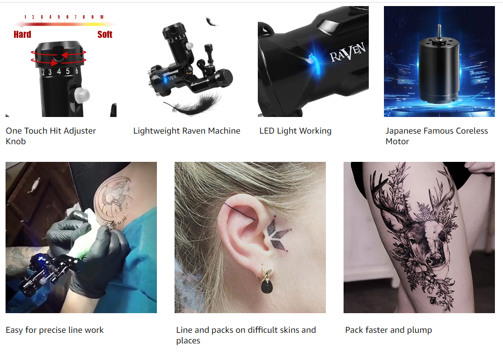 RUSH IRON tattoo machine RAVEN タトゥーマシン 【公式通販】