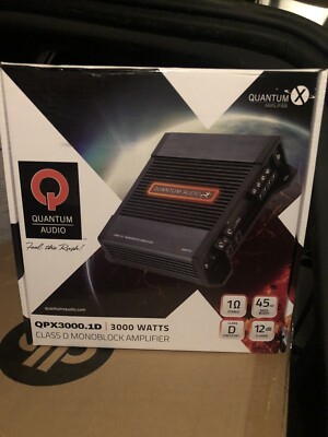 QPX3000.1D Mono Amplifier Amp 3000WATTS Subwoofer SUB Car Audio New