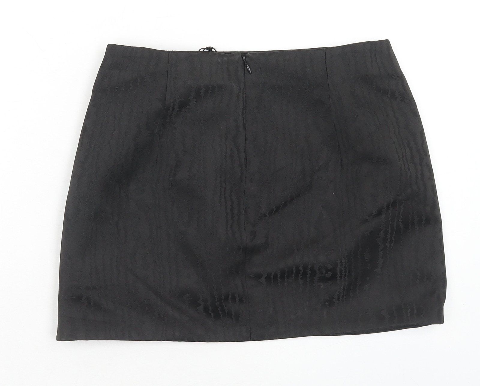 Zara Womens Pink Polyester Mini Skirt Size M Zip eBay