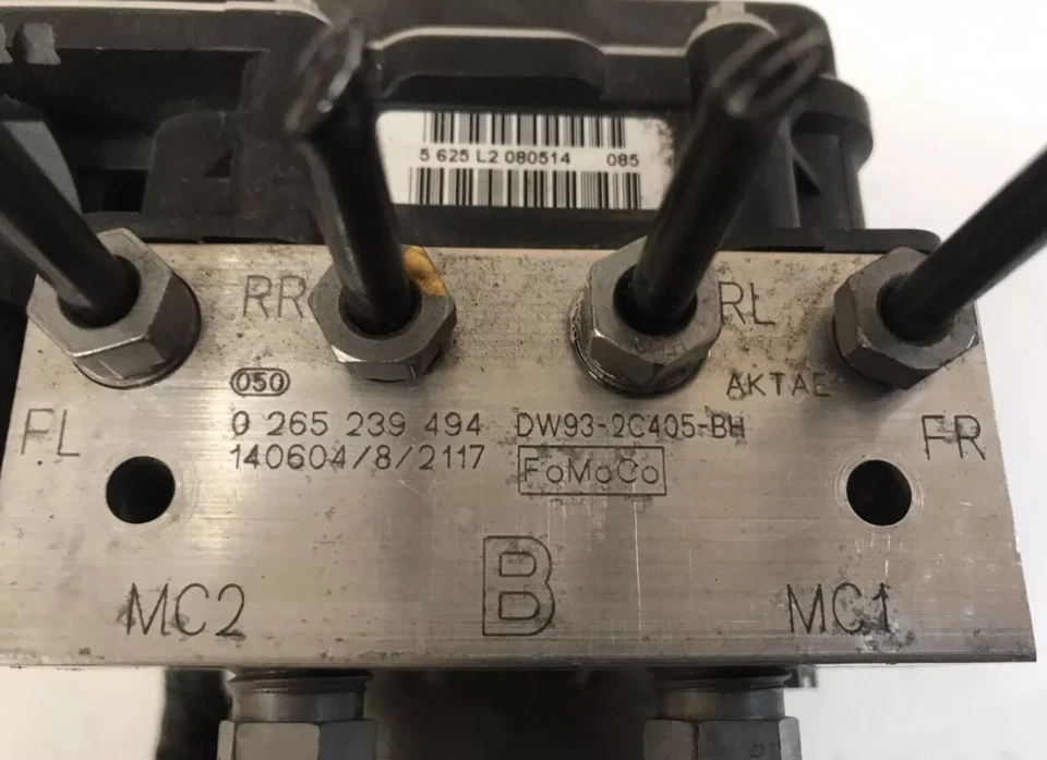 Módulo de bomba ABS de freno antibloqueo Jaguar XJ XJL 2010-2015 FABRICANTE DE EQUIPOS ORIGINALES DE FÁBRICA Foto 4 de 4