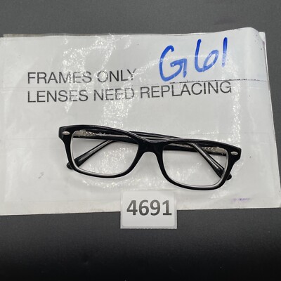 RAY BAN Eyeglasses Kids RB 1531 3529 Black/Clear Full Rim 48