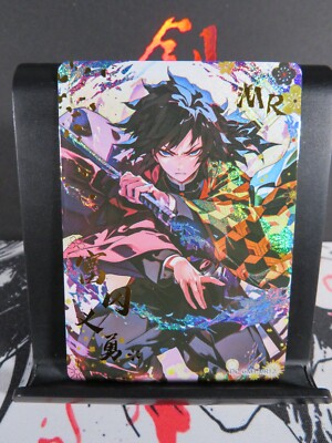 Giyu Tomioka MR Rare Card Demon Slayer Wedding 3 Collectible Holo Foil CCG
