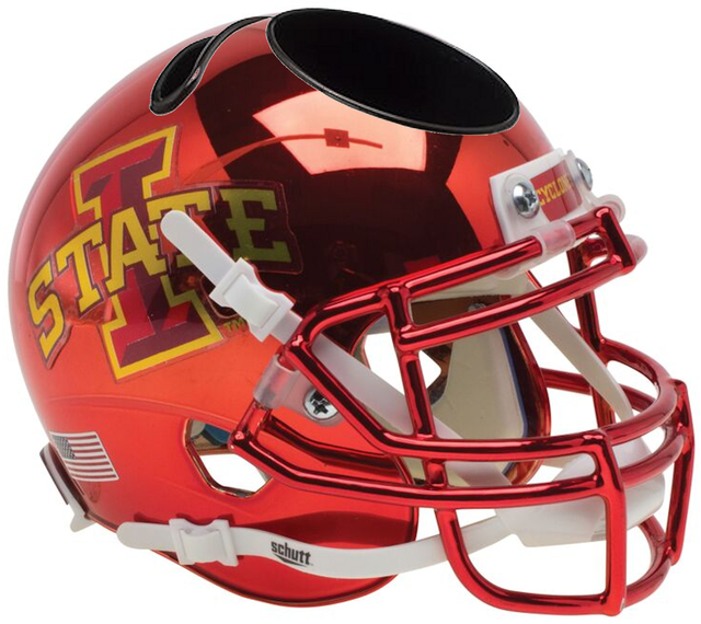 IOWA STATE CYCLONES NCAA Schutt Mini Football Helmet DESK CADDY eBay