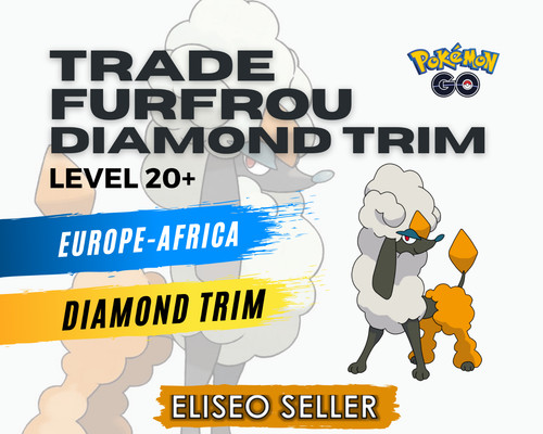 Pokemon Furfrou Diamond Trim GO - Diamond Trim - Europe Africa