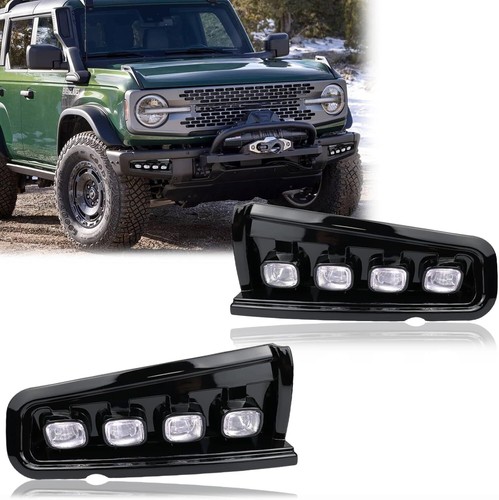 Luces de circulación diurna intermitente LED DRL para Ford Bronco Raptor 2021-2024 - Imagen 3 de 13