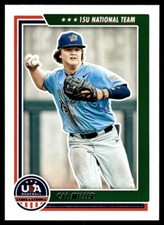 2022 Panini USA Baseball Stars & Stripes #79 Cal Miller Rookie Team USA