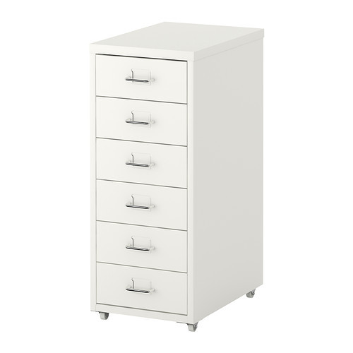 Ikea Alex Drawer Unit On Casters White Home Office 401 962 41 For