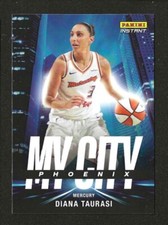 2024 WNBA PANINI INSTANT * MY CITY * DIANA TAURASI *CARD #d 1/1224 MERCURY UCONN