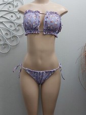 Zaful Forever Young Women  s 2 piece set Bikini Swimsuit bathingsuit Purple 8