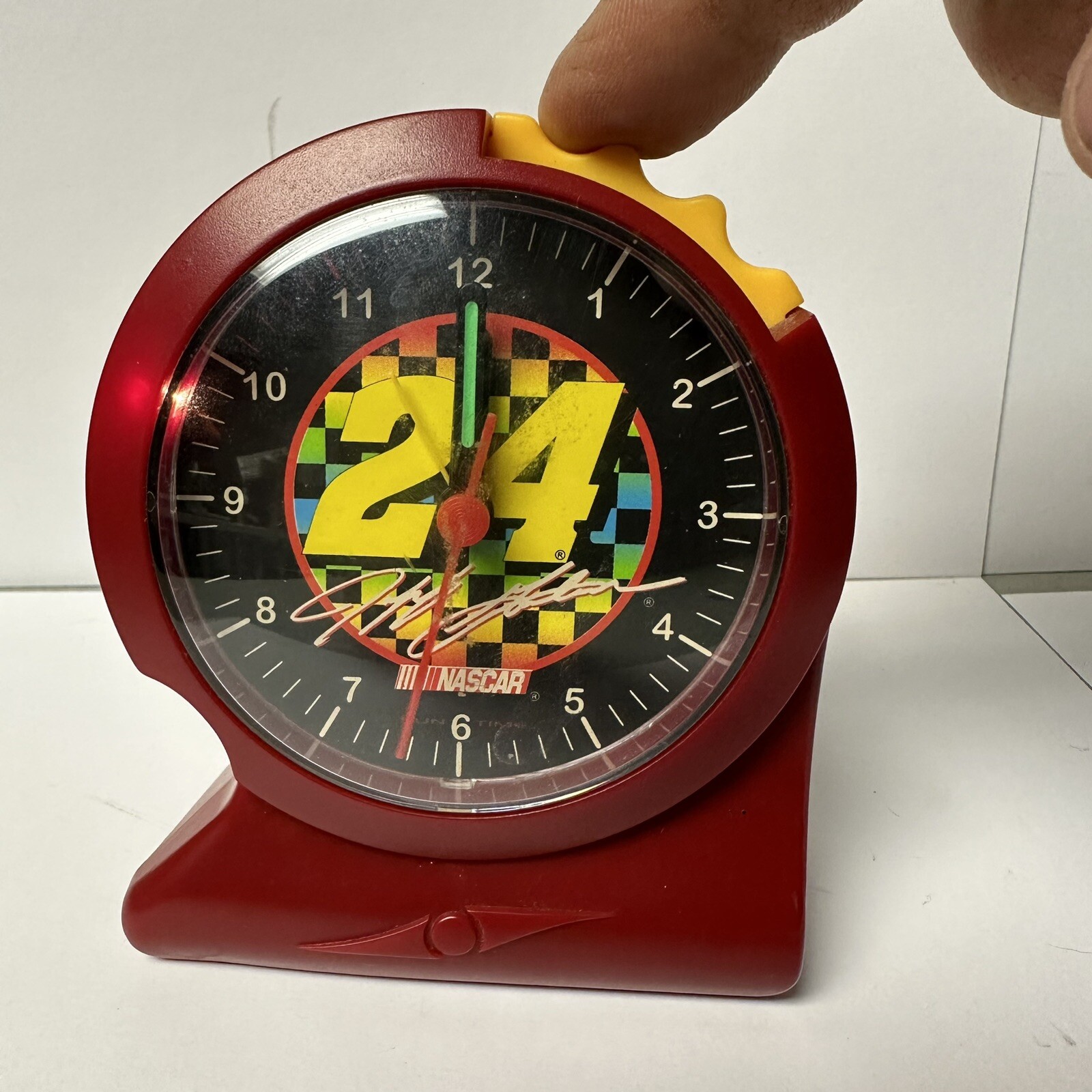 Vintage Jeff Gordon Suntime Gripper Alarm Clock - Read Description