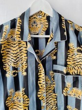 Indian 100 Cotton Tiger Print PJ Set Bridesmaid Pajama Set Women Nightwear Suit