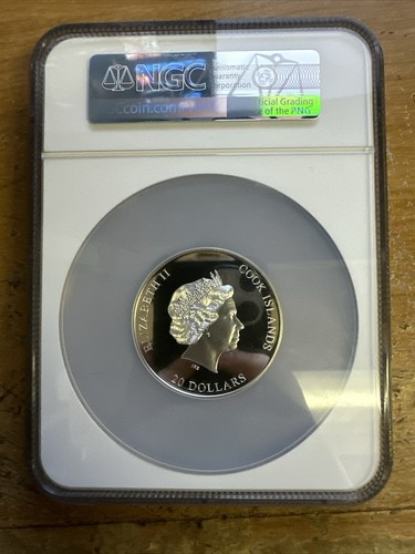 NGC PF 70 2023 Cook Islands 3 oz Silver Ultra Cameo - CL - Picture 3 of 4