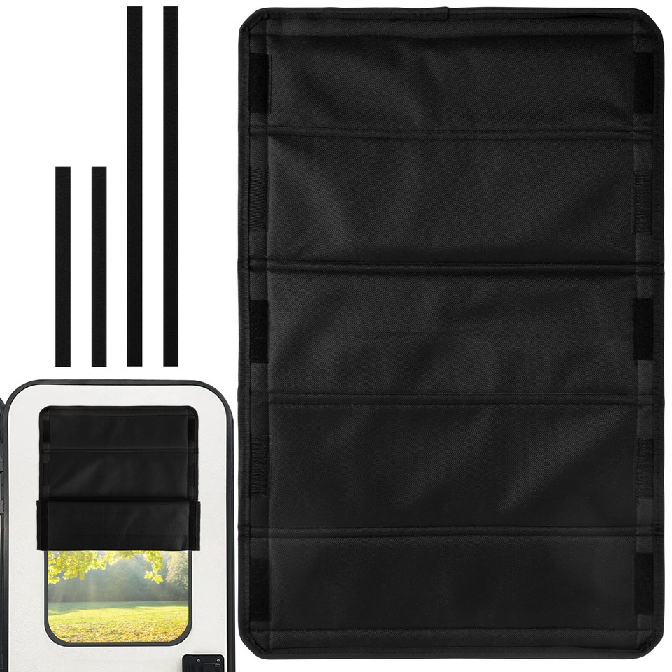 RV Window Shade Curtain Skylight Cover Shade Foldable RV Vent Blackout