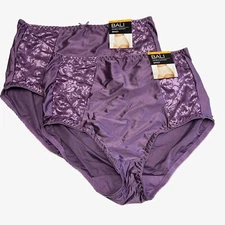 2 Bali Double Support Brief Panties L 7 LARGE DFDBBF DBB3 DBBBF Silky Panty NWT