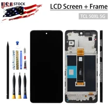 6.78" LCD Display Touch Screen Digitizer Assembly + Frame For TCL 50 XL 5G T702W