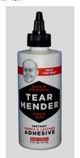 TEAR MENDER Instant Fabric  Leather Adhesive Non-Toxic Glue 6oz TG-6