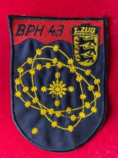 Polizei Abzeichen Baden Württemberg BPH 43 1.Zug Bereitschaftspolizei 1990er Jah