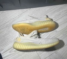 adidas Yeezy Boost 350 V2 Low Light Gray Comfy Sneakers GY3438 Mens Size 10 New