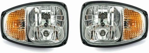Pair Front Headlight Headlamp Fits for JCB Forklift Telehandler Telescopic