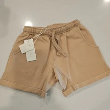 NWT Rylee + Cru High Tan Kid's Shorts