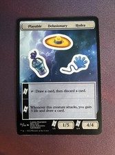 Playable Delusionary Hydra Unfinity MTG Sticker