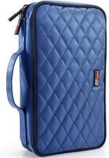 Siveit Dvd Case, 128 Capacity Cd/dvd Case Wallet Binder Storage Holder Booklet F