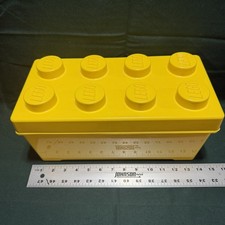 LEGO Box Lid ONLY - CLASSIC Large 8 Stud - Yellow Brick Storage Container