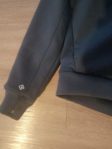 YPB Neoknit Cozy Lined Full Zip Hoodie Size 15 16 Blue Gray - Picture 5 of 8