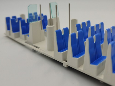 #ad Lionel 81476 9 Light Blue Powered Inter Interior Insert with Manual Door Linkage $20.00