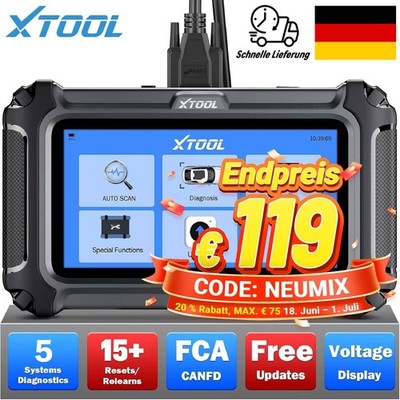 XTOOL D5S KFZ OBD2 Diagnosegerät Auto Scanner 4 System Kostenlose Upgrades DE
