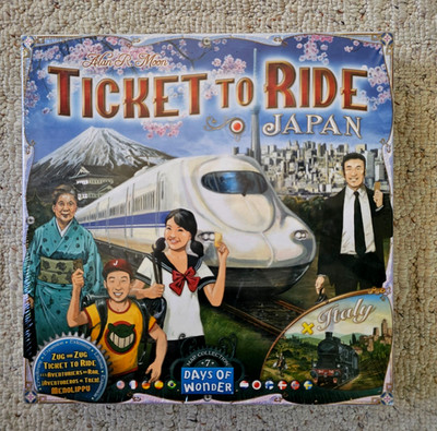 TICKET TO RIDE JAPAN ITALY (Expansion) board game Map collection #7  Sealed, NEW