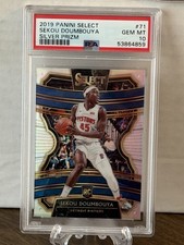 2019-20 Panini Select - Concourse Sekou Doumbouya #71 Silver Prizm (RC) PSA 10