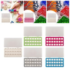 Bead Storage Mat Bead Pad Versatile Portable Stackable 21 Slots Beads Organizer