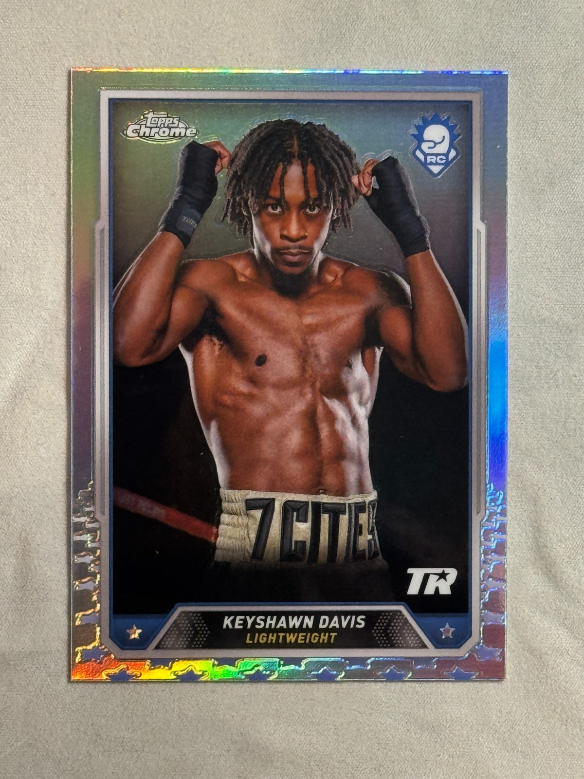2024 Topps Chrome Boxing Refractor Keyshawn Davis Rookie RC #5