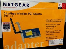 New NETGEAR Wireless PCI Adapter WG311NA Desktop Wi-Fi Card 54Mbps Free Shipping