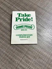 Vintage Travel Matchbook Sewing Kit Home Pride
