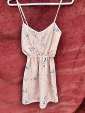 Floral Mini Sundress Boho Cottagecore Strappy Dress