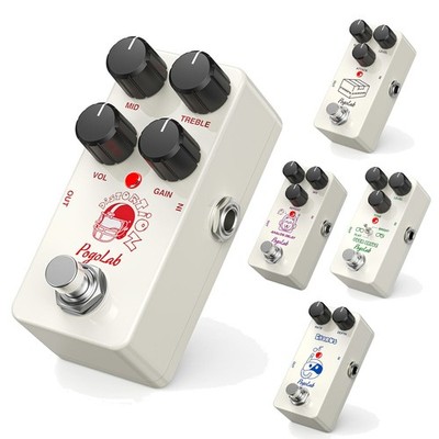 Pogolab Guitar Effect Pedal Over Drive Compressor Chorus Distortion Analog Delay