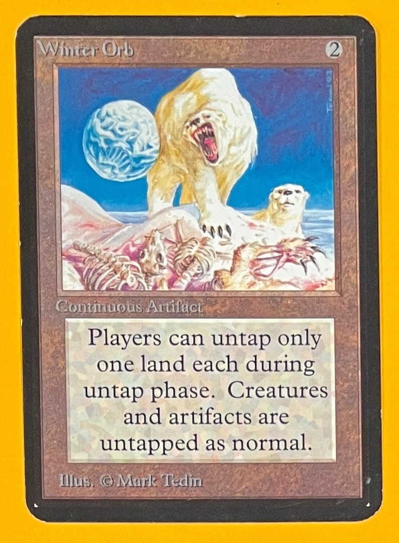 MTG WINTER ORB Alpha (OldManMTG 012-372)