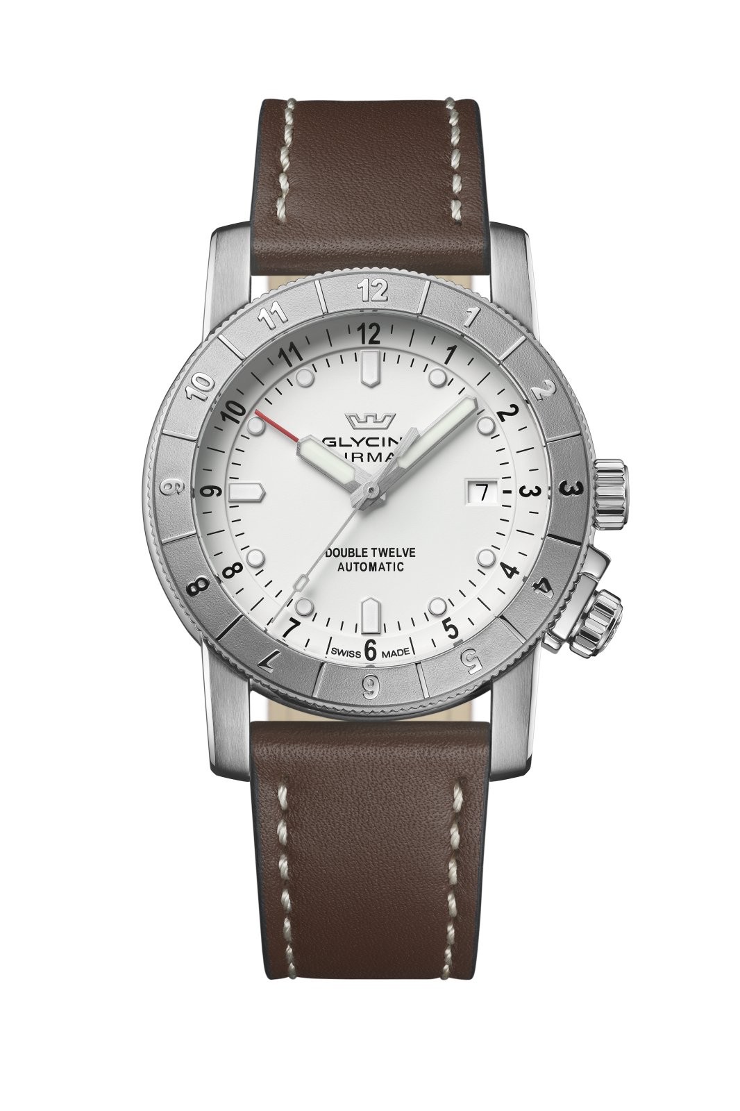 Glycine Men's Ariman Double Twelve 42mm Automatic Watch GL0554