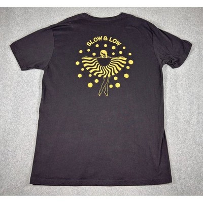 Hochstadter's Slow & Low Rock And Rye Whiskey Tee Shirt Men's XL Black