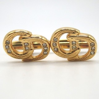 Christian Dior CD logo Cufflinks Brass plated[Used]