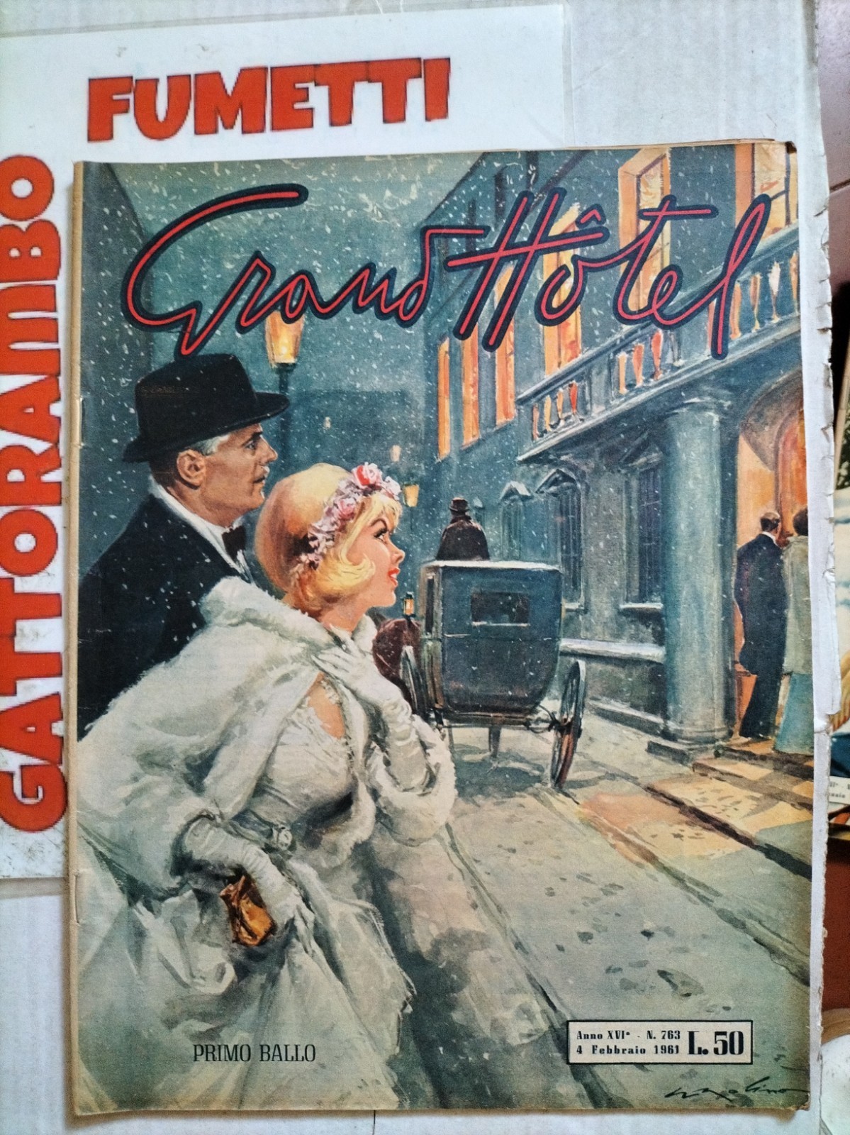 GRAND HOTEL FOTOROMANZI "Primo Ballo" N°763 1961 ottimo