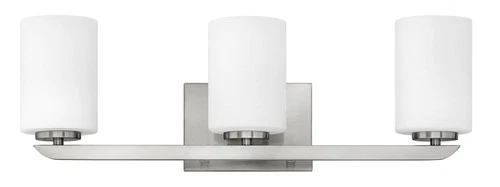 Hinkley Kyra 24" Wide Modern Brushed Nickel 3-Light Bath Light - Picture 3 of 7