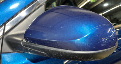 20-24 BUICK ENCORE GX Door Mirror Left BLUE 693D W/ BLIND SPOT W/O SURROUND VIEW
