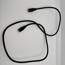 Data Cord Round Barrel Power Lead Black