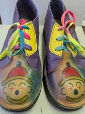 Comfortable Leather Professional  Clown Shoes womens size 6 -7 preowned